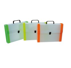 Valigetta Polionda - 28x38cm - dorso 5cm - dorso fluo - Colorosa