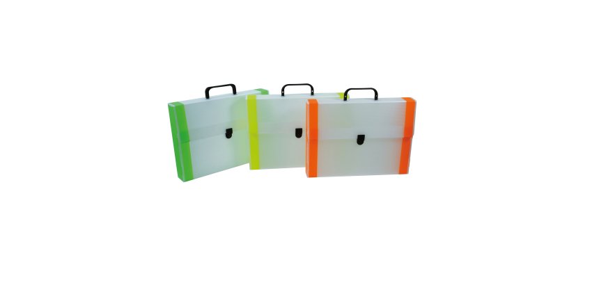 Valigetta Polionda - 28 x 38cm - dorso 5 cm - dorso fluo - Colorosa