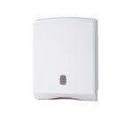 Distributore asciugamani piegati C/Z/M/V Basica - 27,8 x 12,8 x 38 cm - bianco/grigio - Medial