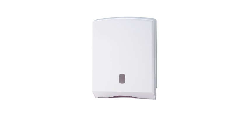 Distributore asciugamani piegati C/Z/M/V Basica - 27,8 x 12,8 x 38 cm - bianco/grigio - Medial