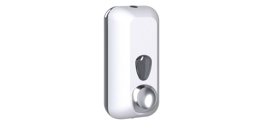 Dispenser sapone EColored - murale - capacità 0,55 L - adamello white - Mar Plast