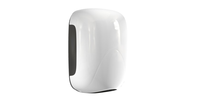 Asciugamani automatico a sensori Mini Zefiro - bianco lucido - Medial