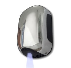 Asciugamani automatico a sensori Mini Zefiro - 23,8x15,6x9,9 cm - 900 W - ABS - cromato - Medial