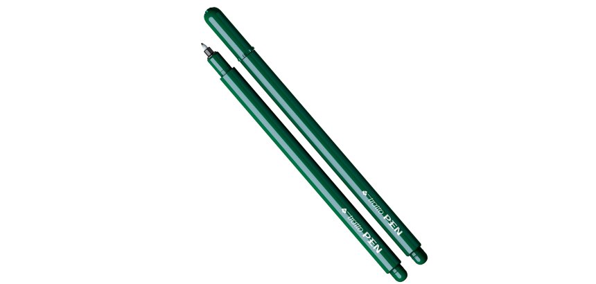 Pennarello fineliner Tratto Pen - tratto 0,5mm - verde - Tratto 12 pezzi