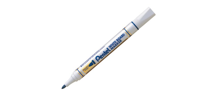 Marcatore per lavagne cancellabili MW85 - punta tonda - blu - linea Amiko - Pentel