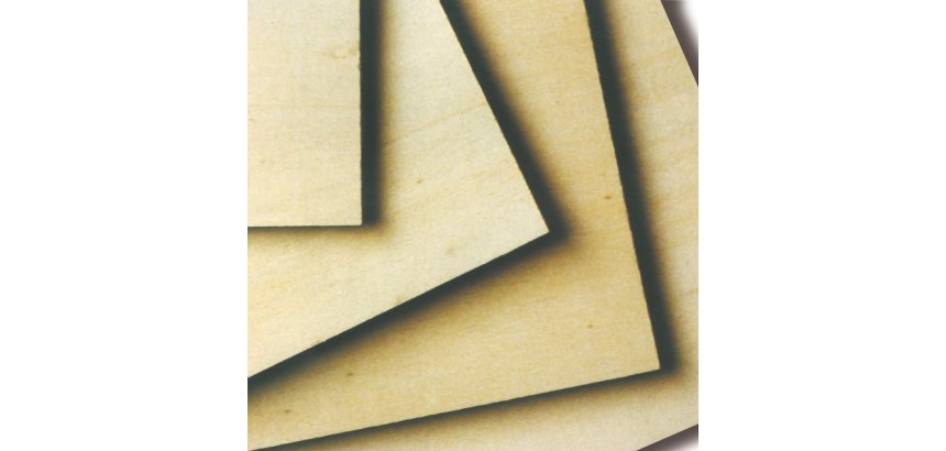 Compensato di pioppo - 30x40cm - spessore 4mm - CWR