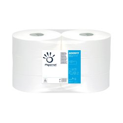 Carta igienica Maxi Jumbo - 9,5 cm x 304 m - diametro 27 cm - goffratura micro - 16,5 gr - Papernet