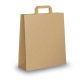 Shopper - maniglie piattina - 36 x 12 x 41 cm - carta kraft - avana - Mainetti Bags - conf. 250 pezzi