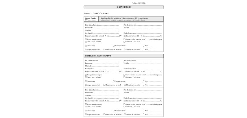 Libretto impianto climatizzazione Lombardia - 297 x 210mm - 48 fogli - Edipro