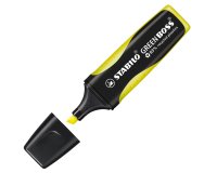 Evidenziatore Green Boss - punta a scalpello - tratto 2 - 5 mm - giallo 24 - 83% plastica riciclata - Stabilo