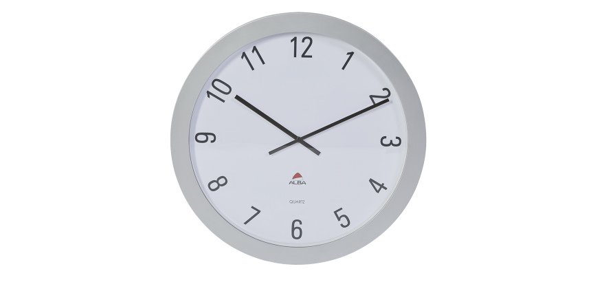 Orologio da parete Giant - diametro 60 cm - grigio - Alba