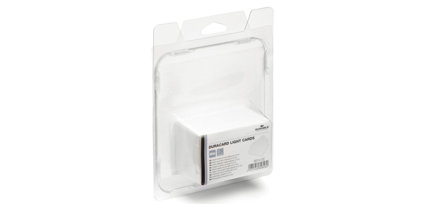 Tessere bianche per stampante Duracard ID 300 - spessore 0,5 mm - 54 x 86 mm - Durable - conf. 100 pezzi