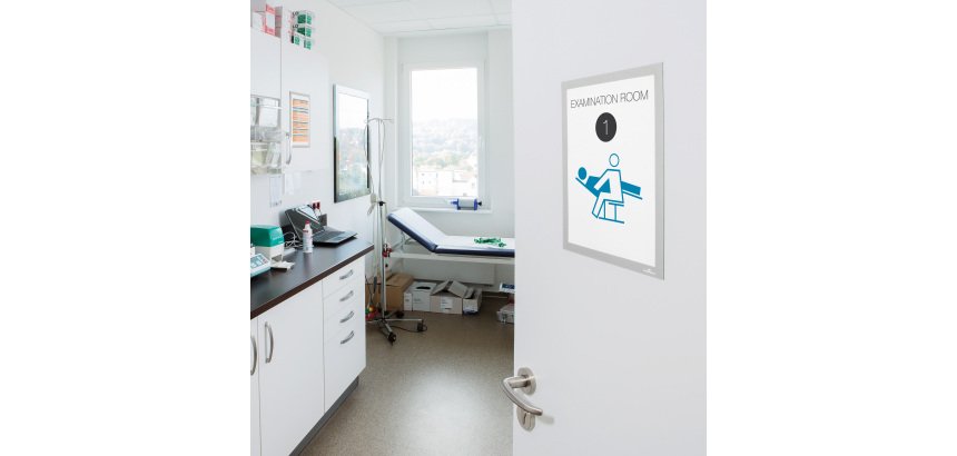 Cornice magnetica Duraframe - A4 - 21 x 29,7 cm - bianco - Durable