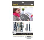 Lavagna da parete Silhouette - 47 x 27,3 cm - forma fumetto - nero - Securit