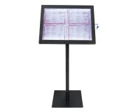 Espositore a LED per esterni/interni - display 4 x A4 - Securit