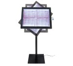 Espositore a LED per esterni/interni - display 4 x A4 - Securit
