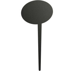 Silhouette Tags - formato fumetto - nero - Securit - set 5 pezzi