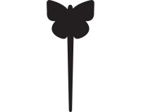 Silhouette Tags - forma farfalla - nero - Securit - set 5 pezzi