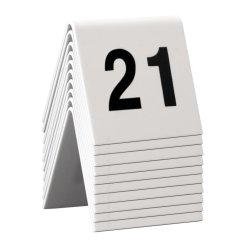 Numeri per tavoli - set da 21 a 30 - Securit