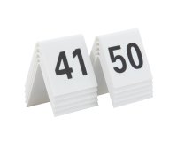 Numeri per tavoli - set da 41 a 50 - Securit