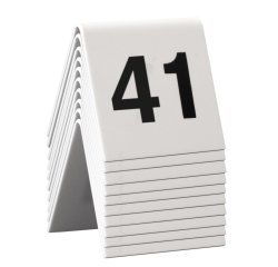 Numeri per tavoli - set da 41 a 50 - Securit