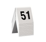 Numeri per tavoli - set da 51 a 60 - Securit