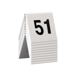 Numeri per tavoli - set da 51 a 60 - Securit