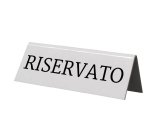 Targhetta RISERVATO per tavoli - Securit - set 5 pezzi