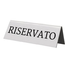 Targhetta RISERVATO per tavoli - Securit - set 5 pezzi