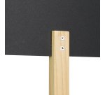 Silhouette Board Sticks - forma rettangolo - 73,5 x 45 cm - nero - Securit