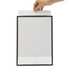 Portamenù Crystal BR1 singolo - per 2 fogli A4 - Securit - set 3 pezzi