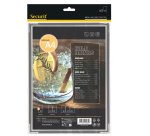 Portamenù Crystal BR1 singolo - per 2 fogli A4 - Securit - set 3 pezzi