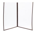 Portamenù Crystal BR2 doppio - per 4 fogli A4 - Securit - set 3 pezzi