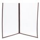 Portamenù Crystal BR2 doppio - per 4 fogli A4 - Securit - set 3 pezzi