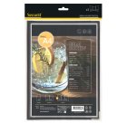 Portamenù Crystal BR3 triplo - per 6 fogli A4 - Securit - set 3 pezzi