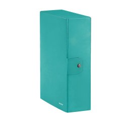 Scatola progetto WOW - dorso 10 cm - acquamarina metallizzato - Leitz