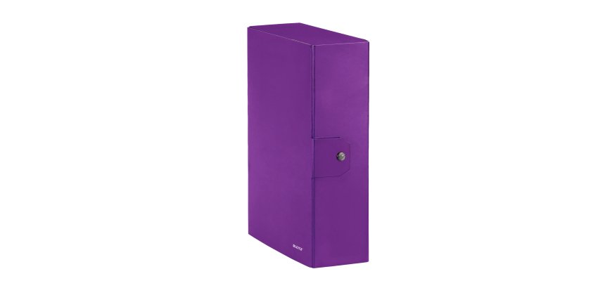 Scatola progetto WOW - dorso 10 cm - viola metallizzato - Leitz