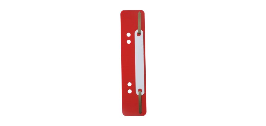Pressini fermafogli - 38x150 mm - rosso - Durable - conf. 25 pezzi