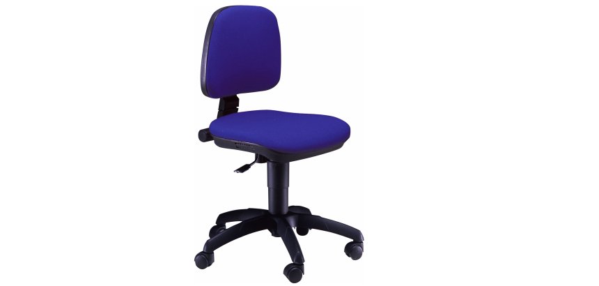 Sedia operativa Atlas A41B - senza braccioli - blu - Unisit