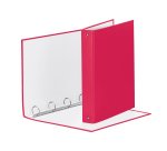 Raccoglitore Meeting - 22 x 30 cm - 4 anelli tondi 30 mm - dorso 4 cm - PP - fucsia - Esselte