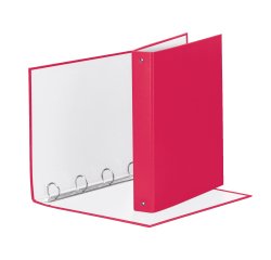 Raccoglitore Meeting - 22 x 30 cm - 4 anelli tondi 30 mm - dorso 4 cm - PP - fucsia - Esselte