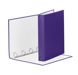 Raccoglitore Meeting - 22 x 30 cm - 4 anelli tondi 30 mm - dorso 4 cm - PP - lilla - Esselte