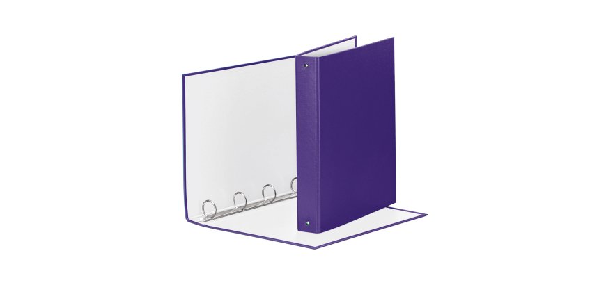 Raccoglitore Meeting - 22 x 30 cm - 4 anelli tondi 30 mm - dorso 4 cm - PP - lilla - Esselte