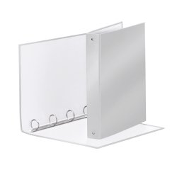 Raccoglitore Meeting - 22 x 30 cm - 4 anelli tondi 30 mm - dorso 4 cm - PP - grigio metallizzato - Esselte