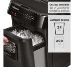 Distruggidocumenti AutoMax 200C - a frammenti - 32L - Fellowes