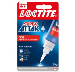 Colla Super Attak XXL - 20 gr - trasparente - Loctite