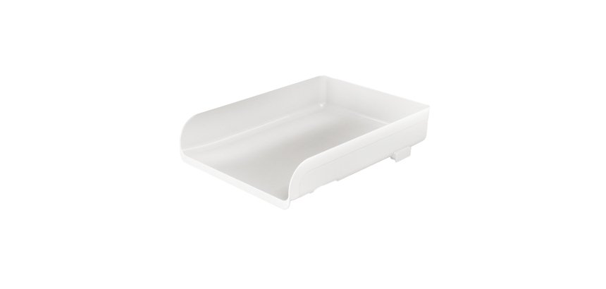 Vaschetta portacorrispondenza Mydesk - 33,5 x 25,4 x 7 cm - bianco - Arda