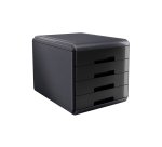 ARDA 18P4PN desk drawer organizer Polypropylene (PP), Polystyrol Black