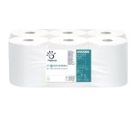 Asciugamani in rotolo Autocut Dissolve Tech - goffratura micro - 2 veli - 20 gr -19,8 cm x 140 mt - diametro 18,5 cm - Papernet