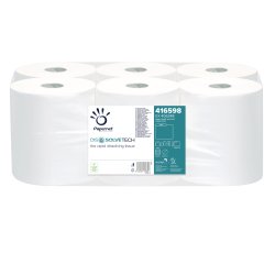 Asciugamani in rotolo Autocut Dissolve Tech - goffratura micro - 2 veli - 20 gr -19,8 cm x 140 mt - diametro 18,5 cm - Papernet